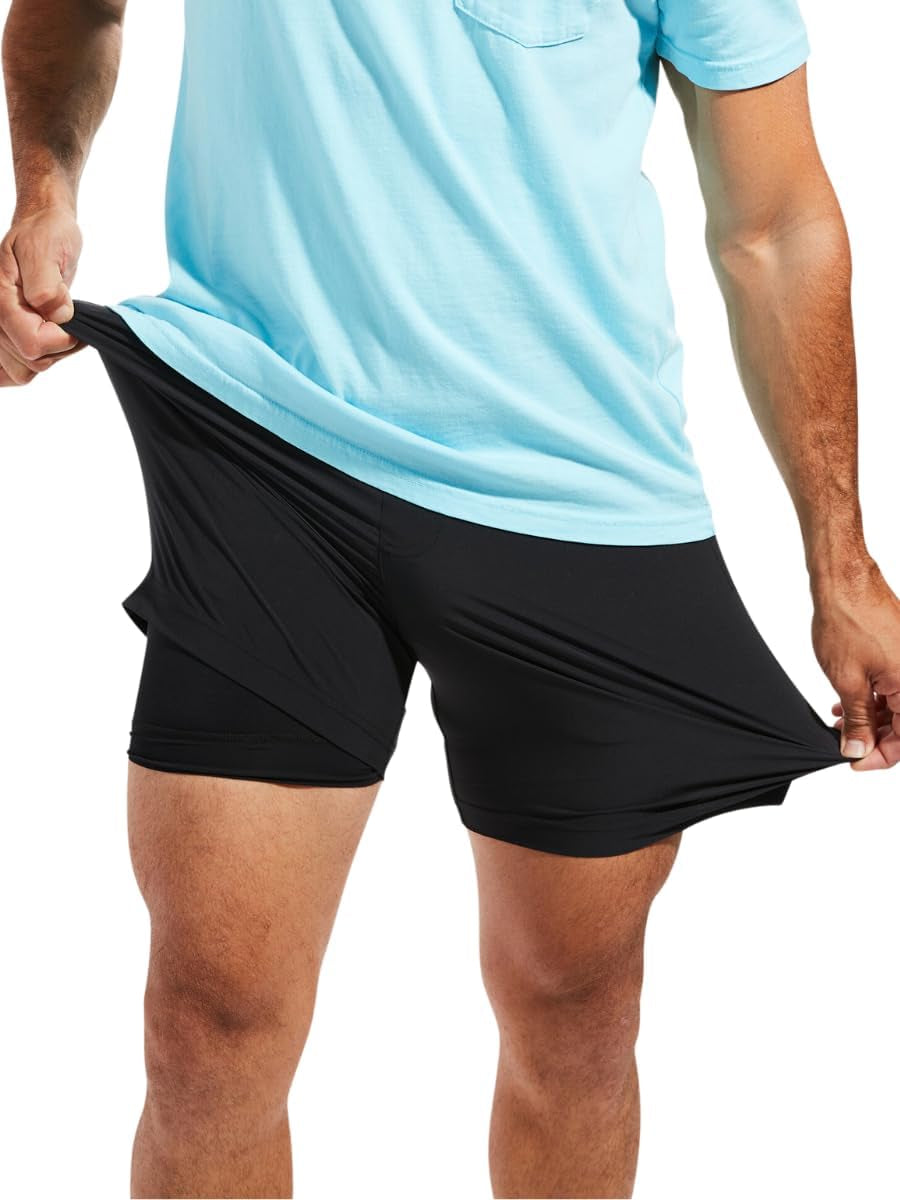 7’’ Sport Shorts – Men’S Gym Shorts and Activewear, Anti-Chafing Compression Liner, Elastic Waistband, 3 Pockets