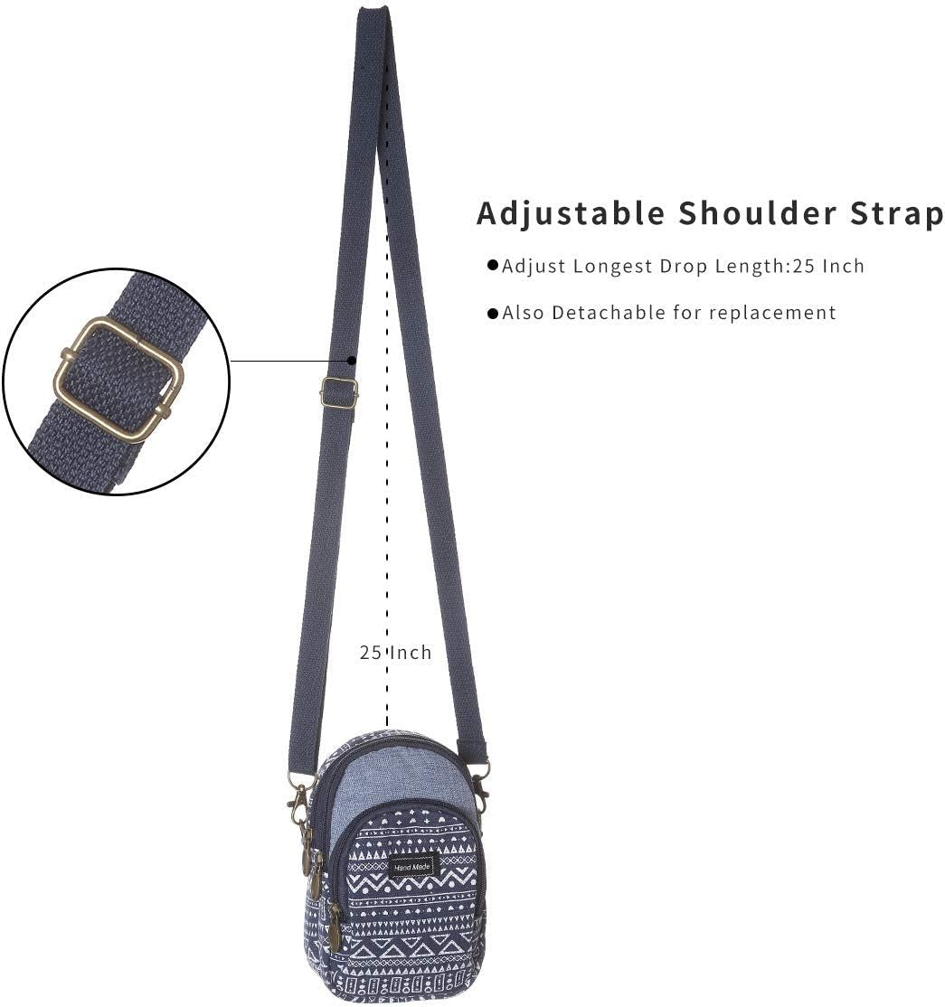 Small Cell Phone Purse Women'S Small Crossbody Bags for Women Wallet Purse Mini Shoulder Bag for Teen Girls(D-Blue2)